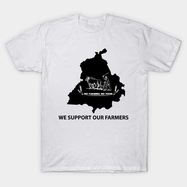 No Farmer No Food T-Shirt by Guri386